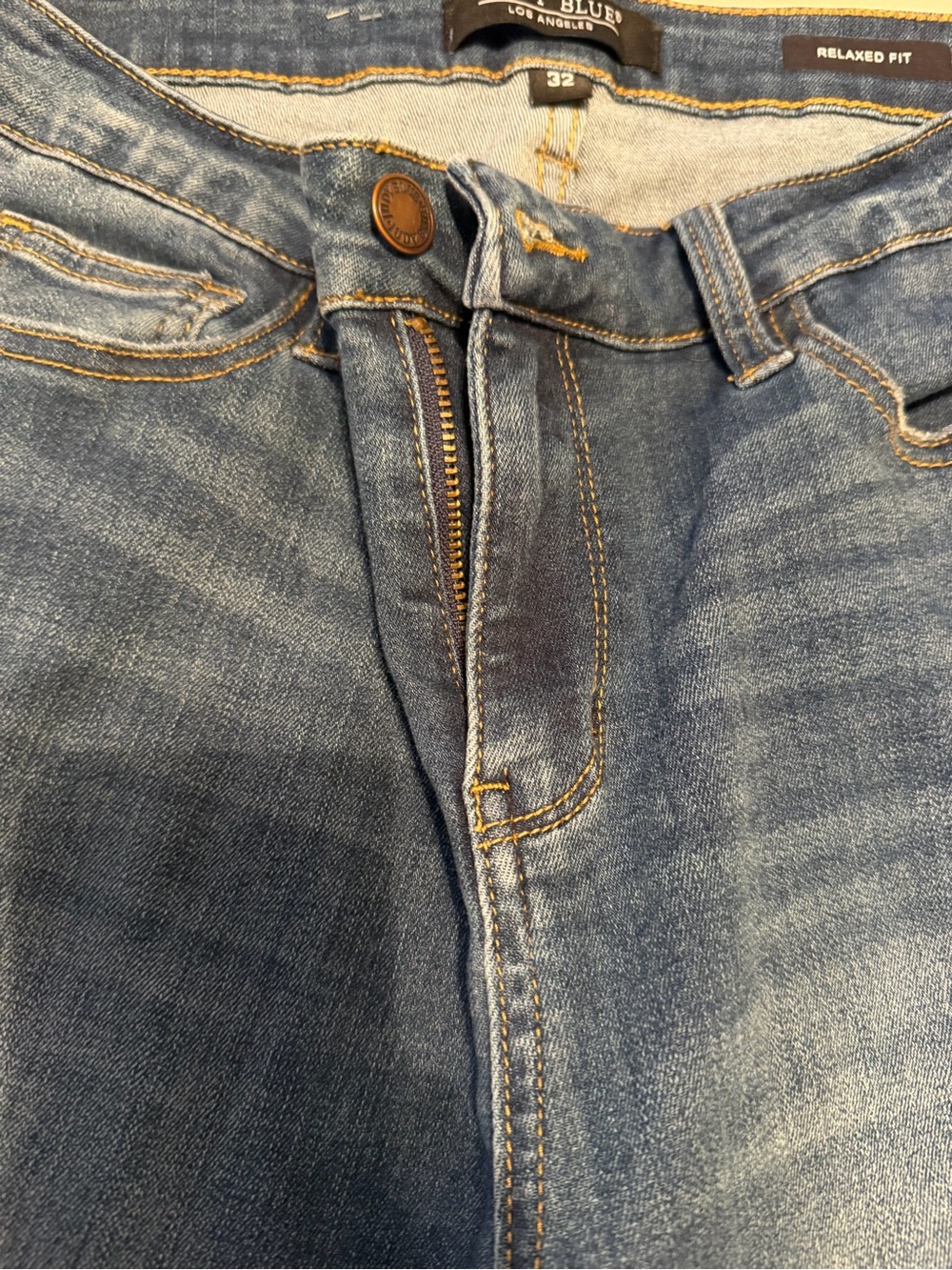 Judy Blue Brand Dark Blue Women's Slim Straight Jeans - Picture 3 of 4